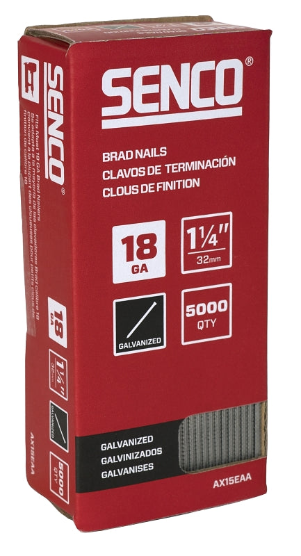 Senco AX15EAA Series Nail, Glue Collation, Suitable for: FinishPro 25XP, FinishPro 18Mg, F-18, SLP20XP Nailers