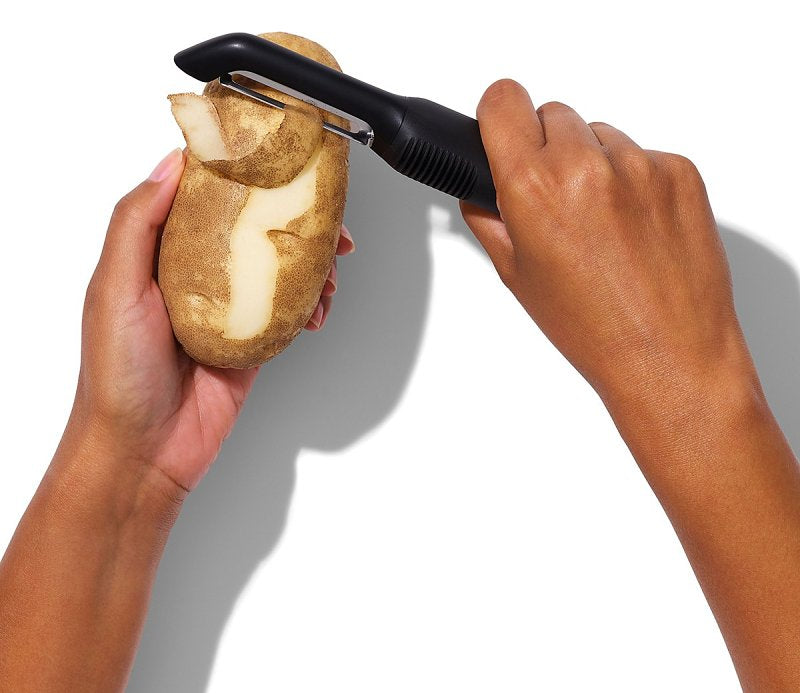 Good Grips 20081 Swivel Peeler, Stainless Steel, Black