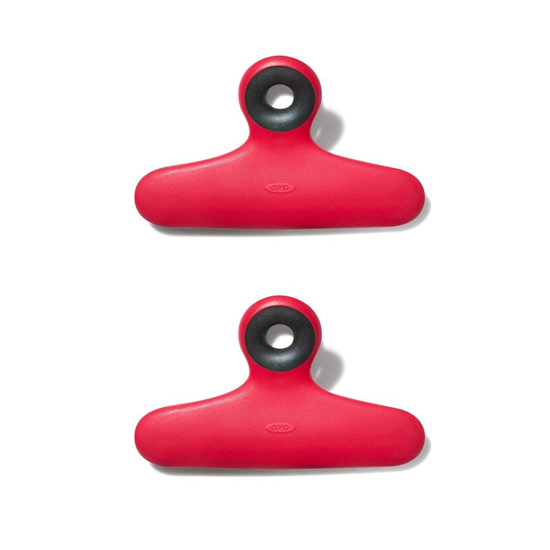 Good Grips 13328500 Bag Clip, Plastic, Red, Pack of 6