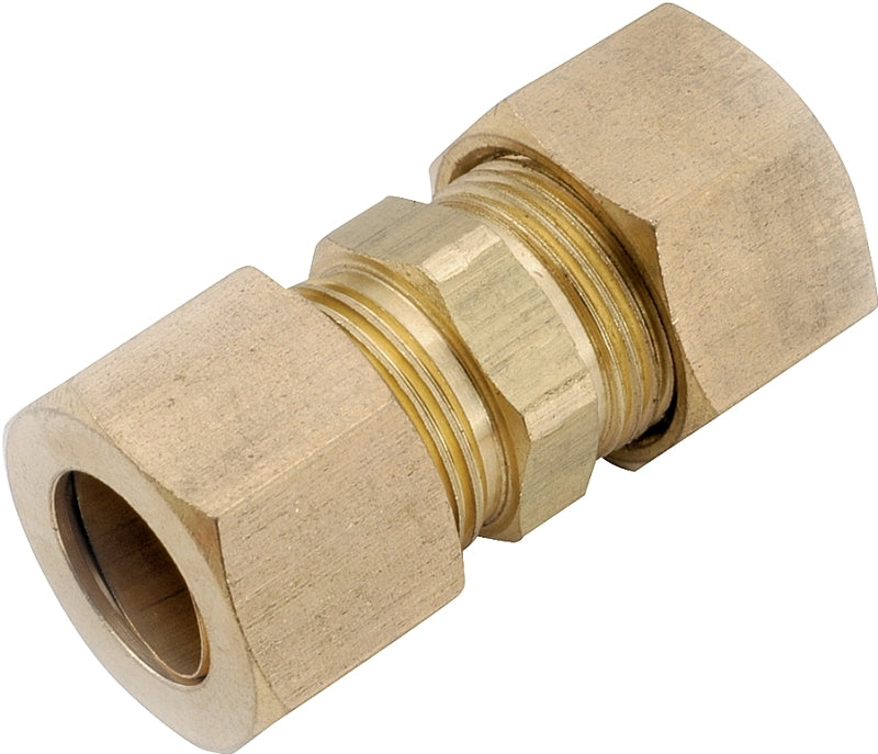 Anderson Metals 750062-03 Pipe Union, 3/16 in, Compression, Brass, 400 psi Pressure