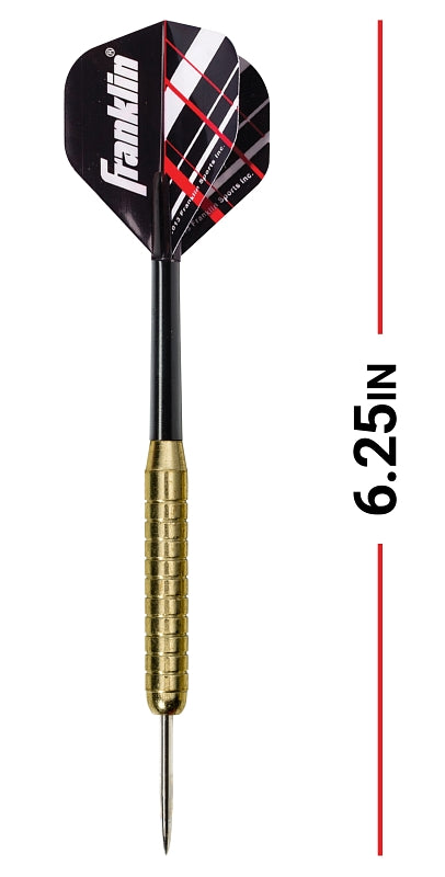 Franklin 56011 Dart Set, Steel Tip Dart, Nylon/Steel