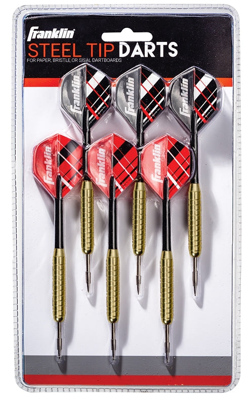 Franklin 56011 Dart Set, Steel Tip Dart, Nylon/Steel