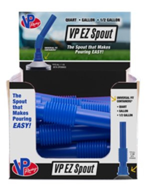 VP Racing 320 Fuel Can Spout, Plastic, Blue, Pack of 24