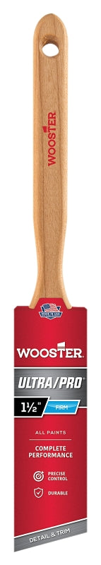 Wooster Ultra/Pro 4174-1-1/2 Paint Brush, 1-1/2 in W, Firm Brush, 2-7/16 in L Bristle, Nylon/Polyester Bristle