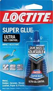 Loctite 1363589 Ultra Glue Gel, Gel, Irritating, Clear, 4 g Bottle