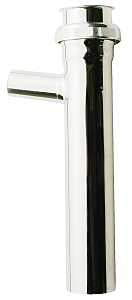 Plumb Pak PP142CP Branch Tailpiece, 3/4 in, 8 in L, Slip-Joint, Brass, Chrome-Plated