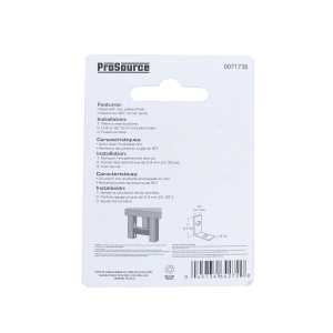 ProSource CB-B01-C4PS Corner Brace, 1 in L, 1 in W, 1/2 in H, Steel, Zinc-Plated, 1.8 mm Thick Material