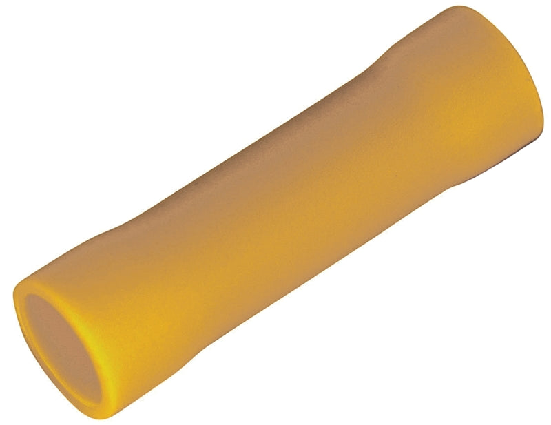 Gardner Bender 20-126 Insulated Butt Splice Connector, 600 V, 12 to 10 AWG Wire, Yellow