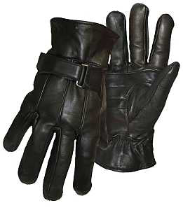 Boss 7182M Gloves, M, Wing Thumb, Self-Hemmed Cuff, Grain Sheepskin Leather Palm