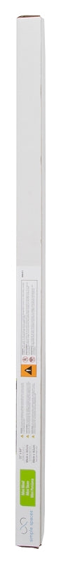 Simple Spaces PVCMB-10A Blind, 64 in L, 35 in W, Vinyl, White