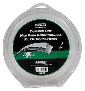 Arnold WLS-180 Trimmer Line, 0.08 in Dia, 300 ft L, Nylon