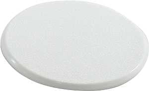 Shepherd Hardware 9551 Round Protector, White, 1-1/4 in L, 1-1/4 in W, Plastic