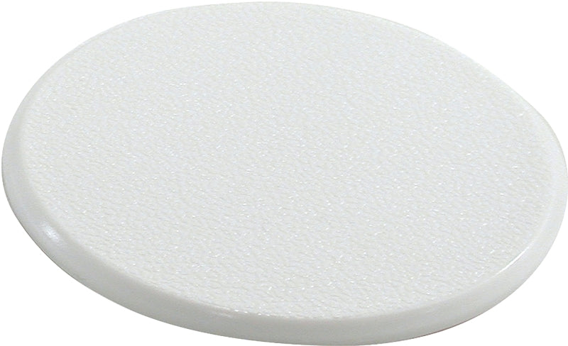 Shepherd Hardware 9551 Round Protector, White, 1-1/4 in L, 1-1/4 in W, Plastic