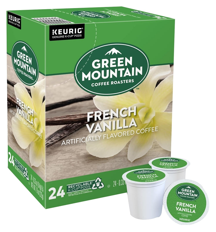 Keurig 5000330112 K-Cup Pod, French Vanilla, Yes Caffeine, Light Roast Box, Pack of 4