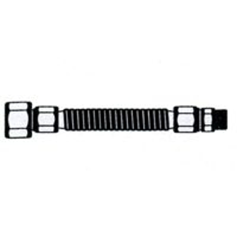 BrassCraft ProCoat Series CSSB22-36 Gas Connector, 3/4 in, FIP, Stainless Steel, Polymer-Coated, 36 in L, 7/8 in OD