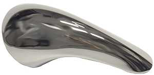 Danco 10419 Faucet Handle, Lever, Specifications: 1.90 in OD, 1-3/4 in Dia Base, Zinc, Chrome Plated