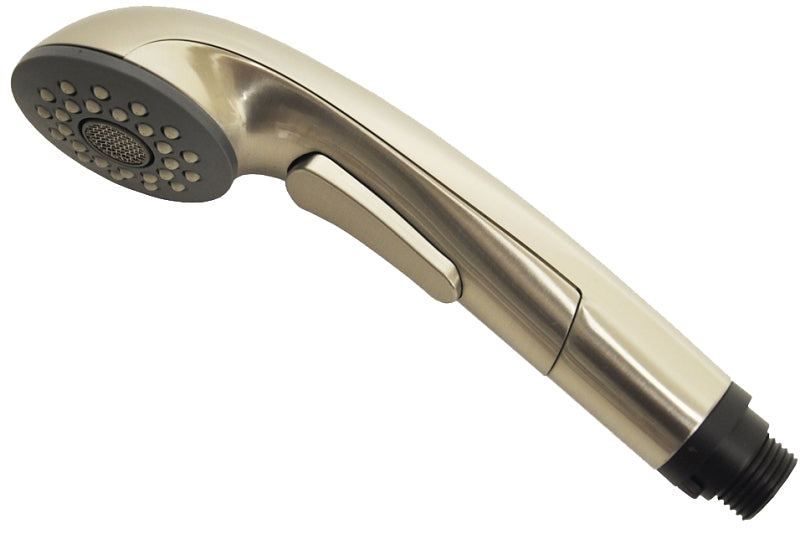 Danco 10409 Spray Head, 1/2-14 Connection, NPSM, Plastic, Brushed Nickel