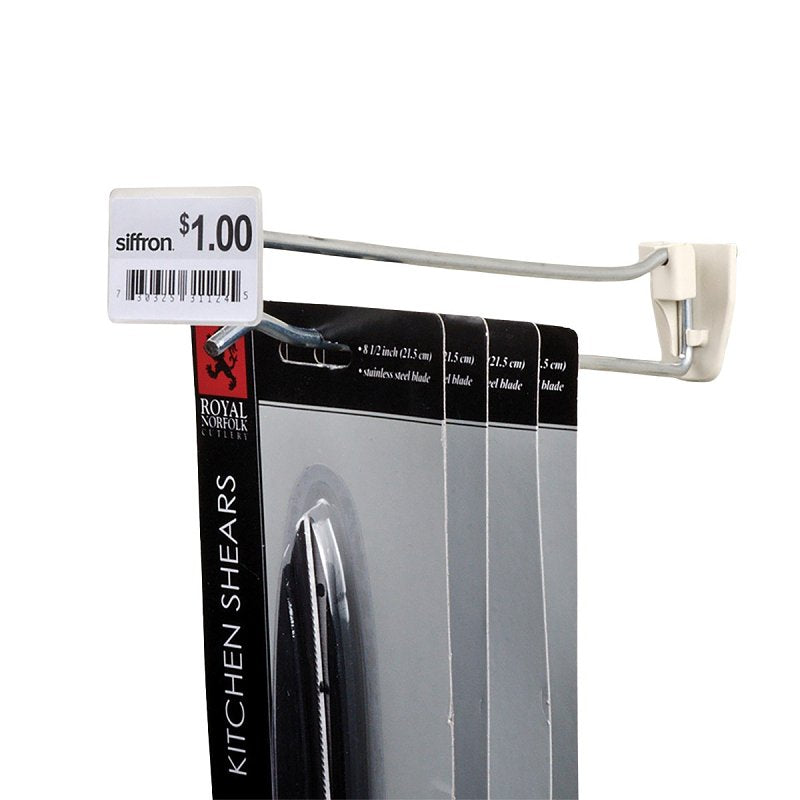 siffron Fastback 7118438929 Heavy-Duty Scan Hook, Galvanized, Pack of 100