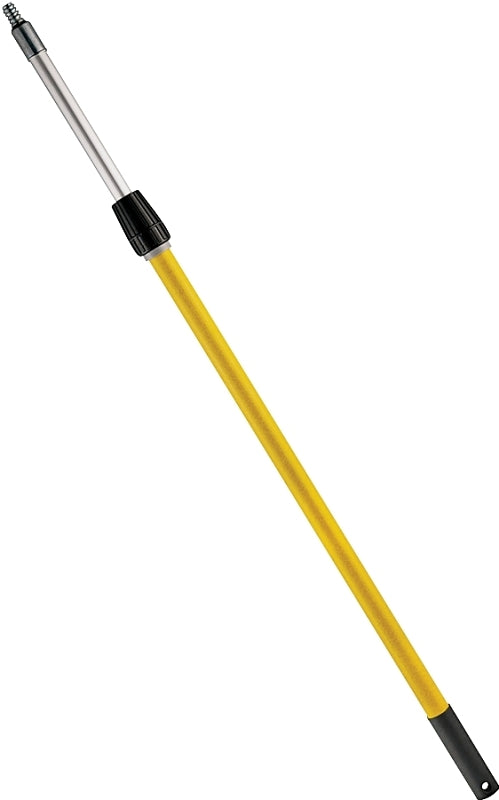 ProSource EP-207A20 Extension Pole, 25 mm ID x 32 mm OD Dia, Aluminum (Inner) Handle, Telescopic Handle, Yellow