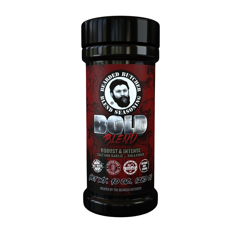 Bearded Butcher BB-4162 Seasoning, Solid, Bold Blend, 10 oz Can