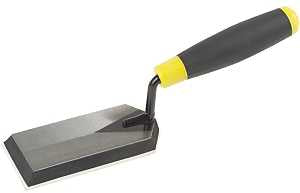 M-D 49837 Tile Tool Float, 5-1/4 in L, 2-1/2 in W, Ergonomic Handle, Gum Rubber, Black/White