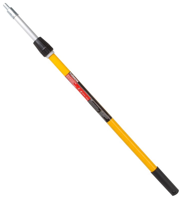 ProSource EP-207A21 Extension Pole, 3 to 6 ft L, Fiberglass Handle