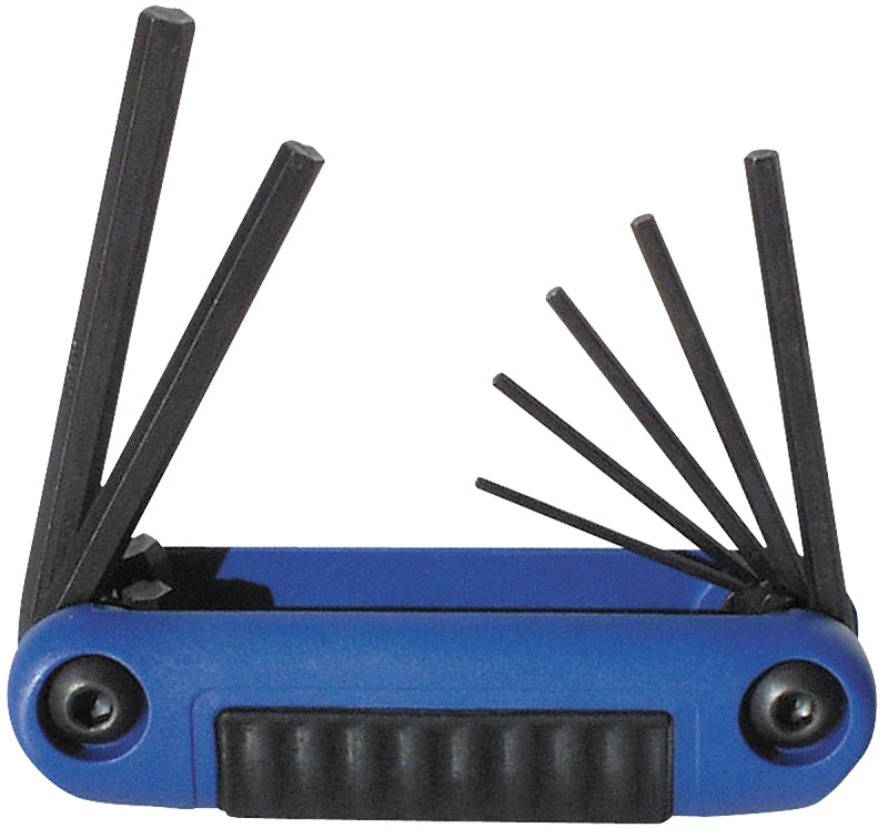 Eklind 25171 Hex Key Set, 7-Piece, Alloy Steel, Black, Specifications: Ergonomic Handle