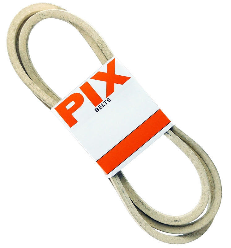 PIX P-9540280 Replacement V-Belt, 5/8 in W, White, 36, 38, 42, 46, 50 in Deck