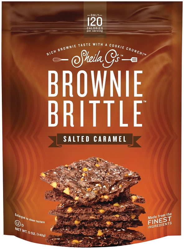 Sheila G's SG1238 Brownie Brittle, Solid, Salted Caramel, 5 oz, Pack of 6