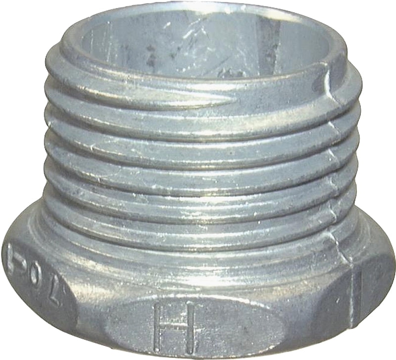 Halex 90703 Rigid Conduit Chase Nipple, 1 in, Zinc, Gray