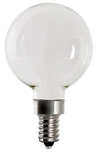 Feit Electric BPG1660W950CAFIL2 LED Light Bulb, Globe, G16 Lamp, 60 W Equivalent, E12 Lamp Base, Dimmable, Pack of 6