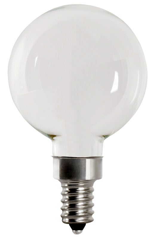 Feit Electric BPG1660W950CAFIL2 Globe LED Bulb, Globe, G16 Lamp, 60 W Equivalent, E12 Lamp Base, Dimmable, Pack of 6