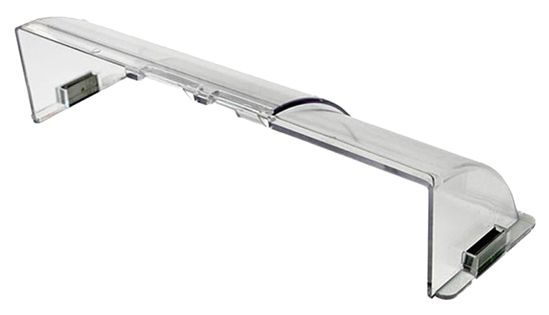 Dundas Jafine ADSPZW Air Deflector, 14 in L, 7 to 14 in W, Plastic, Clear