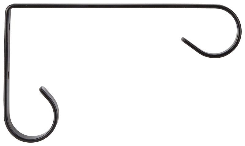 Landscapers Select 46BL Hanging Bracket, 6-3/4 in L, Steel, Black, Black, Wall