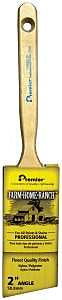 Premier FHR00135 Paint Brush, 2 in W, Angular Sash Brush, 2-3/4 in L Bristle, Nylon/Polyester Bristle