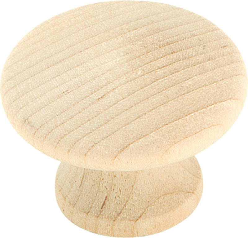 Amerock Everyday Heritage Series BP811WD Cabinet Knob, 15/16 in Projection, Wood