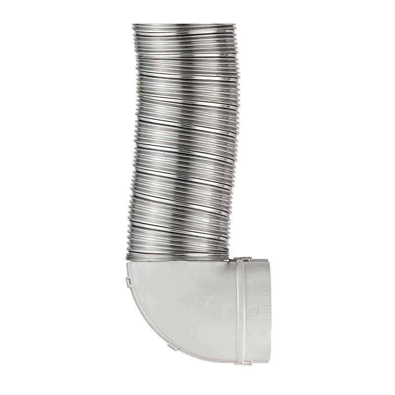 Lambro 4004 Duct Kit, Flexible, Aluminum/Plastic, 4-Piece
