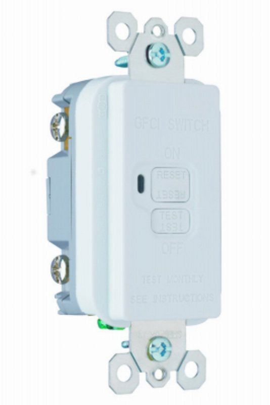 Legrand radiant Series 2087WCCD4 GFCI Receptacle, 125 V, 20 A, NEMA: NEMA 5-20R, Back and Side Wiring, White