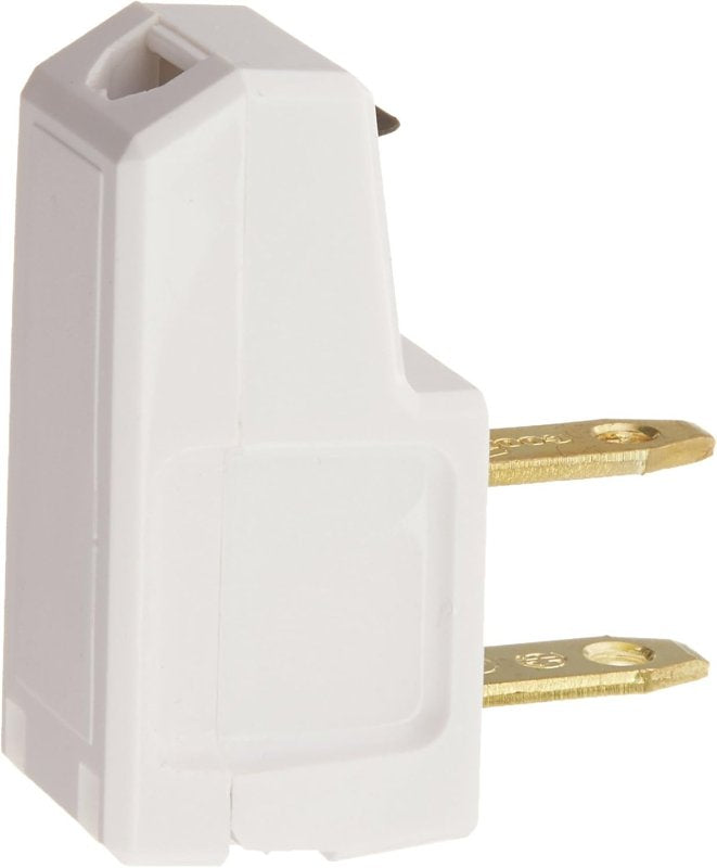 Legrand 2600WBPCC10 Quick Attach Plug, 15 A, 125 V, NEMA: NEMA 1-5P, White