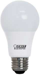 Feit Electric OM60930CA/10KLED/GAR LED Bulb, Garage, A19 Lamp, 60 W Equivalent, E26 Lamp Base, Bright White Light, Pack of 6