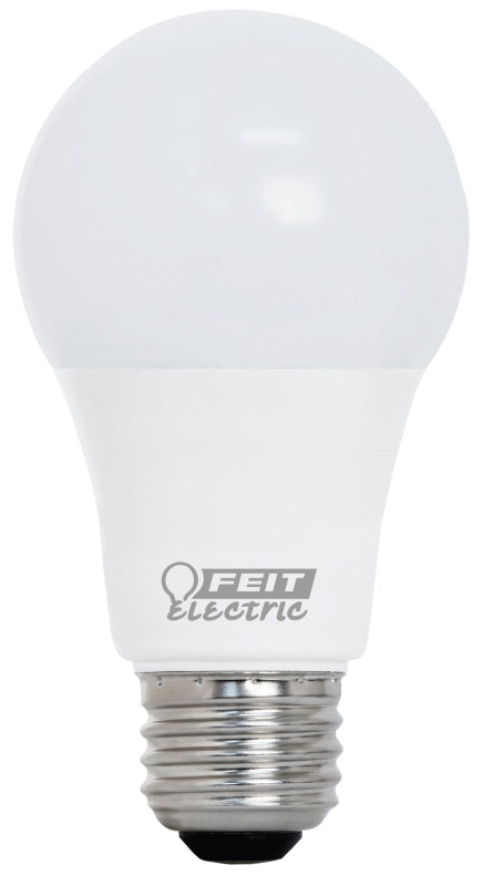 Feit Electric OM40/930CA10K/4 LED Bulb, General-Purpose, A19 Lamp, 40 W Equivalent, E26 Lamp Base, Bright White Light