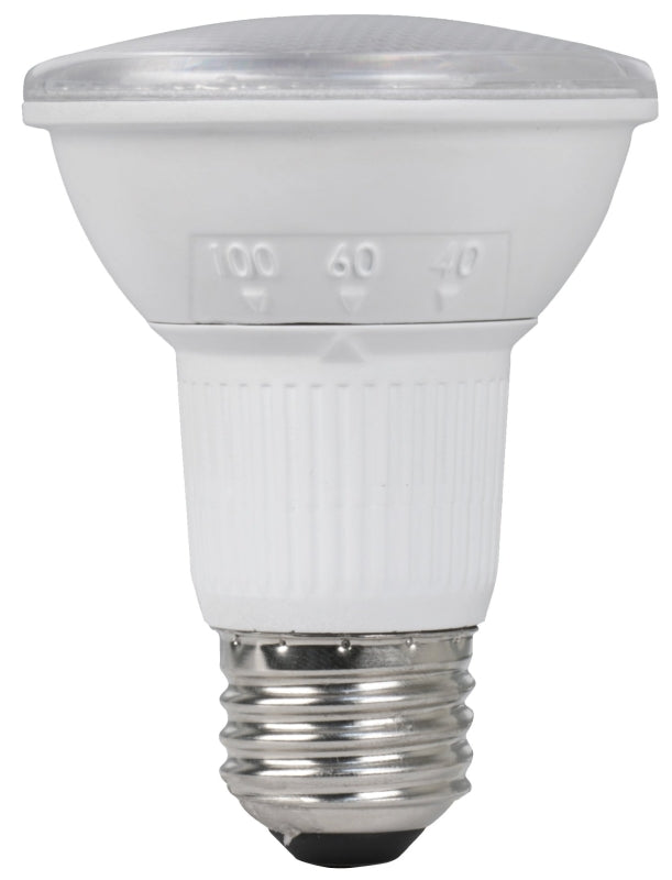 Feit Electric PAR20/ADJ/950CA LED Bulb, 120 V, 450 Lumens, 6 W, PAR20 Lamp, 50 W Equivalent, E26 Lamp Base