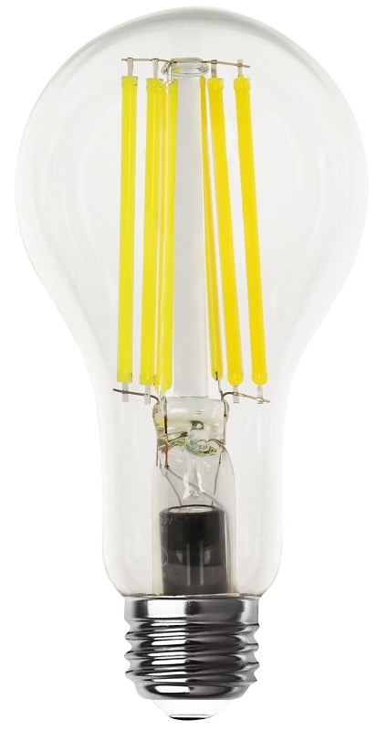 Feit Electric OM150DM/CL/830/FIL Filament LED Bulb, General-Purpose, A21 Lamp, 150 W Equivalent, E26 Medium Lamp Base