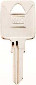 Hy-Ko 11010TM4 Key Blank, Brass, Nickel, For: Trimark Cabinet, House Locks and Padlocks, Pack of 10