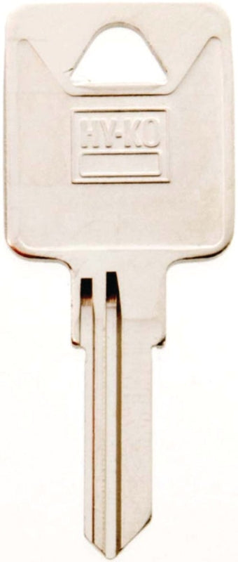 Hy-Ko 11010TM4 Key Blank, Brass, Nickel, For: Trimark Cabinet, House Locks and Padlocks, TM4 Key Number, Pack of 10