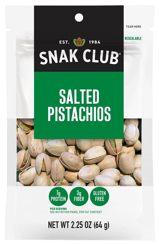 Snak Club CSU29110 Pistachio, 2.25 oz, Pack of 6