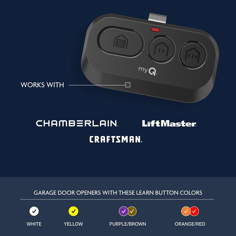 Chamberlain 3-Button Garage Door Remote Control - For Most Chamberlain & LiftMaster Openers After 1997