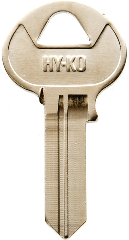 Hy-Ko 11010CO103 Key Blank, Brass, Nickel, For: Corbin/Russwin Cabinet, House Locks and Padlocks, Pack of 10