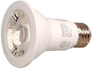Sylvania 79279 LED Bulb, PAR20 Lamp, 50 W Equivalent, E26 Medium Lamp Base, Warm White, 3000 K Color Temp
