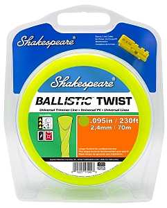 Shakespeare Ballistic 17249 Trimmer Twist Line, 0.095 in Dia, 230 ft L